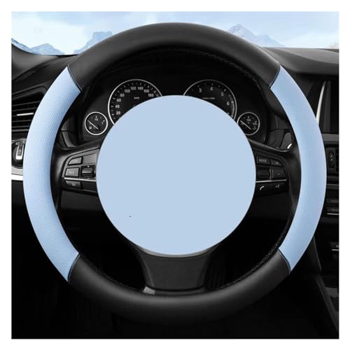 Lenkradbezug Auto Auto-Lenkrad-Abdeckung 38 Cm Lenkradhülle 15 Zoll Abdeckung Lenkrad Kfz-Innenraum-Zubehör Universal Lenkradschutz(BLUE O SHAPE) von YDCDFVBVGM
