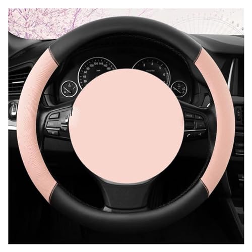 Lenkradbezug Auto Auto-Lenkrad-Abdeckung 38 Cm Lenkradhülle 15 Zoll Abdeckung Lenkrad Kfz-Innenraum-Zubehör Universal Lenkradschutz(LightPINK O SHAPE) von YDCDFVBVGM