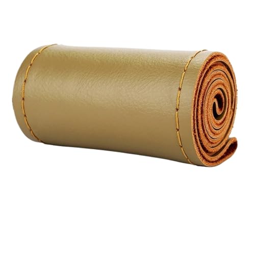 Lenkradbezug Auto Auto-Lenkrad-Abdeckung Auto-Lenkrad-Abdeckung 38 Cm Auto-Lenkrad-Abdeckung Universell Universal Lenkradschutz(Beige-Sideline Type) von YDCDFVBVGM