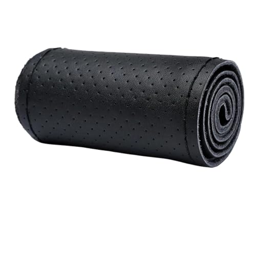 Lenkradbezug Auto Auto-Lenkrad-Abdeckung Auto-Lenkrad-Abdeckung 38 Cm Auto-Lenkrad-Abdeckung Universell Universal Lenkradschutz(Black-Full Hole Type) von YDCDFVBVGM