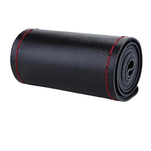 Lenkradbezug Auto Auto-Lenkrad-Abdeckung Auto-Lenkrad-Abdeckung 38 Cm Auto-Lenkrad-Abdeckung Universell Universal Lenkradschutz(Black Red-Sideline) von YDCDFVBVGM