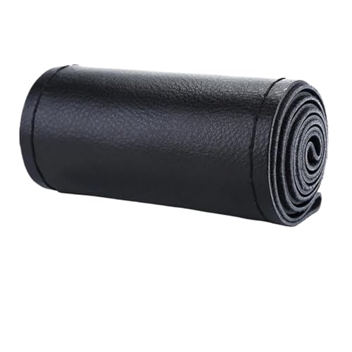 Lenkradbezug Auto Auto-Lenkrad-Abdeckung Auto-Lenkrad-Abdeckung 38 Cm Auto-Lenkrad-Abdeckung Universell Universal Lenkradschutz(Black-Sideline Type) von YDCDFVBVGM