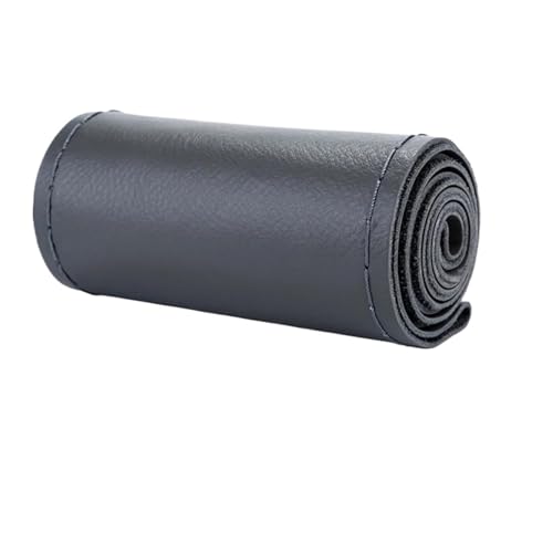 Lenkradbezug Auto Auto-Lenkrad-Abdeckung Auto-Lenkrad-Abdeckung 38 Cm Auto-Lenkrad-Abdeckung Universell Universal Lenkradschutz(Grey-Sideline Type) von YDCDFVBVGM