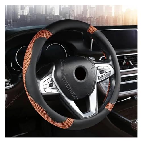 Lenkradbezug Auto Auto Lenkrad Abdeckung Griff Fall Vier Jahreszeiten Universal Anti-skid Schutz Innen Dekoration Zubehör Universal Lenkradschutz(Brown) von YDCDFVBVGM