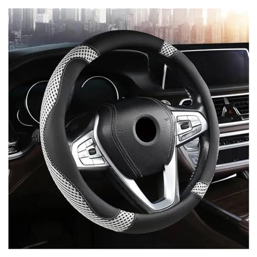 Lenkradbezug Auto Auto Lenkrad Abdeckung Griff Fall Vier Jahreszeiten Universal Anti-skid Schutz Innen Dekoration Zubehör Universal Lenkradschutz(Silver) von YDCDFVBVGM