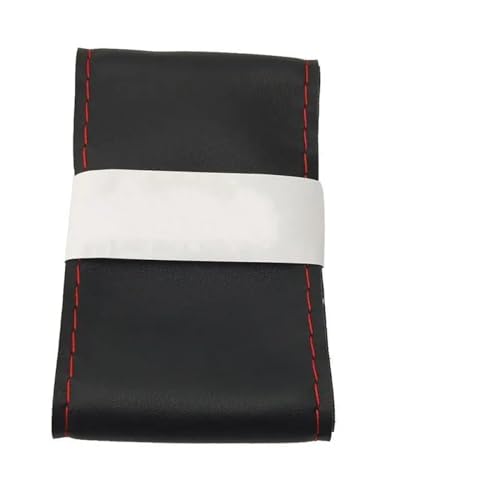 Lenkradbezug Auto Auto Lenkrad Geflecht Abdeckung 36/38/40 Cm Weiche Auto Abdeckungen Suite Auto Innen Zubehör Universal Lenkradschutz(40cm black red) von YDCDFVBVGM