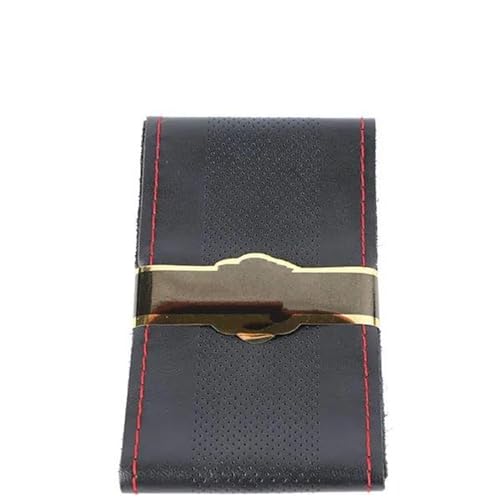 Lenkradbezug Auto Auto-Lenkradbezug Atmungsaktiv Auto-Lenkrad-Geflecht Durchmesser 36 Cm 38 Cm 40 Cm Universal Lenkradschutz(40 cm Red line) von YDCDFVBVGM