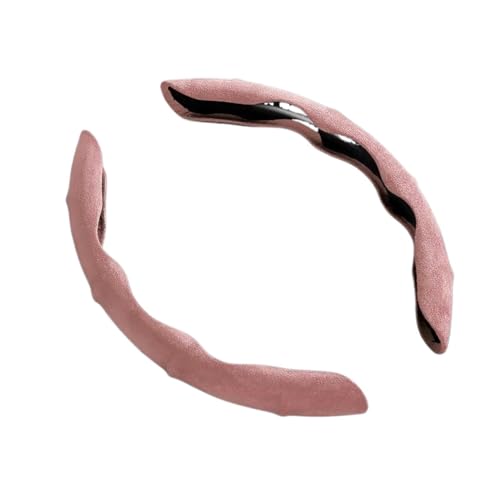 Lenkradbezug Auto Auto-Lenkradbezug Atmungsaktiv Rutschfest Segmentierter Schutz Auto-Lenkradbezug Innenzubehör Universal Lenkradschutz(Pink) von YDCDFVBVGM