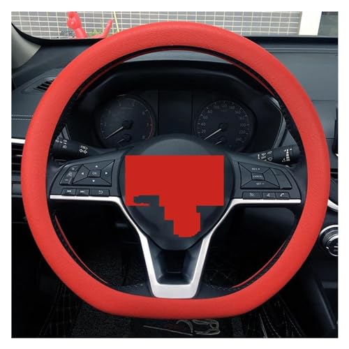 Lenkradbezug Auto Auto-Lenkradbezug Elastisch Rutschfest 36–40 Cm Lenkrad Auto-Dekor Zubehör Universell Universal Lenkradschutz(Red) von YDCDFVBVGM