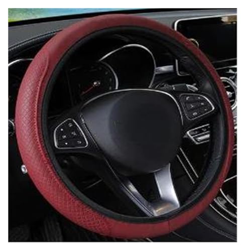 Lenkradbezug Auto Auto-Lenkradbezug Elastisch Rutschfest Auto-Lenkrad Über Auto-Styling Universal Lenkradschutz(Q487-Winered) von YDCDFVBVGM