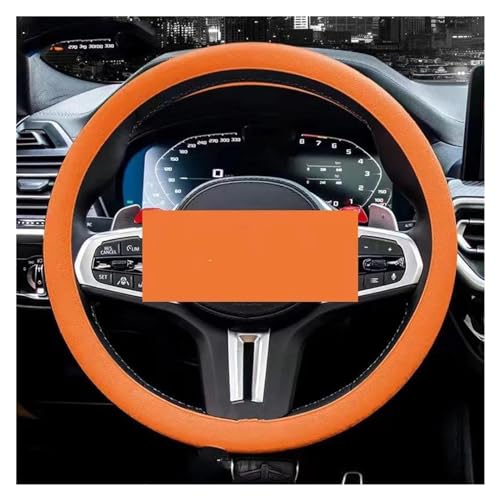 Lenkradbezug Auto Auto-Lenkradbezug Elastische Textur Weich Mehrfarbig Auto-Dekoration Zubehör Universell Universal Lenkradschutz(D) von YDCDFVBVGM