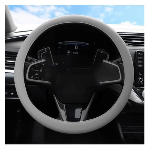 Lenkradbezug Auto Auto-Lenkradbezug Elastische Textur Weich Mehrfarbig Auto-Dekoration Zubehör Universell Universal Lenkradschutz(Gray) von YDCDFVBVGM