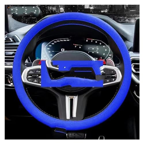 Lenkradbezug Auto Auto-Lenkradbezug Elastische Textur Weich Mehrfarbig Auto-Dekoration Zubehör Universell Universal Lenkradschutz(H) von YDCDFVBVGM