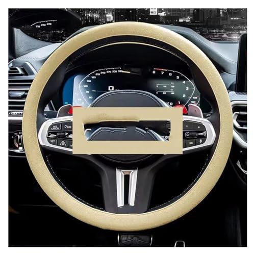 Lenkradbezug Auto Auto-Lenkradbezug Elastische Textur Weich Mehrfarbig Auto-Dekoration Zubehör Universell Universal Lenkradschutz(J) von YDCDFVBVGM