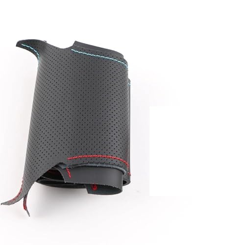 Lenkradbezug Auto Auto-Lenkradbezug Geflecht Für Lenkrad Auto-Innenausstattung Autoteile Universal Lenkradschutz(Red blue thread) von YDCDFVBVGM