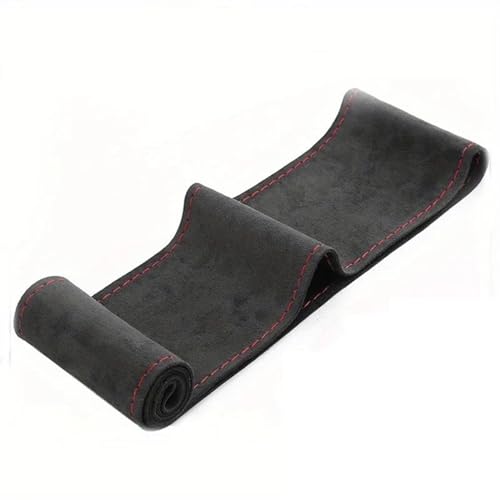 Lenkradbezug Auto Auto-Lenkradbezug Universal 38 Cm Lenkradbezug Lenkradbezug Auto-Innenausstattung Universal Lenkradschutz(Style 1 Red Thread) von YDCDFVBVGM