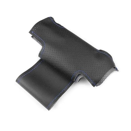 Lenkradbezug Auto Für Benz Für C GL G M Klasse W204 W463 Für X166 W166 Auto Lenkrad Abdeckung Perforierte Mikrofaser Leder Trim Universal Lenkradschutz(Black-blue line) von YDCDFVBVGM