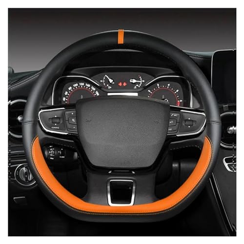 Lenkradbezug Auto Für Citroen Für C3 II III 2009-2019 2020 Für C3 D Typ Auto Lenkrad Abdeckung Auto Innen Zubehör Universal Lenkradschutz(Orachi) von YDCDFVBVGM
