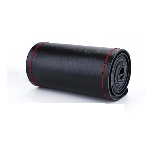 Lenkradbezug Auto Für E46 Lenkrad Abdeckung Für Auto Produkte Flechten Lenkrad Schutz Abdeckung Zubehör Universal Lenkradschutz(Style 1 Red) von YDCDFVBVGM