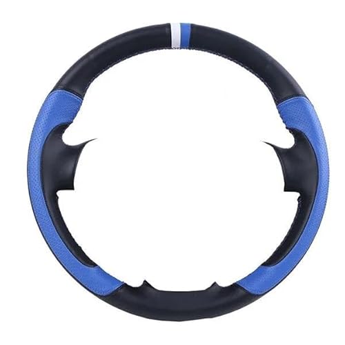 Lenkradbezug Auto Für Ford Für Kuga 2008-2011 Für Focus 2 2005-2011 Für C-MAX 2007-2010 Auto Lenkrad Abdeckung Lenkrad Universal Lenkradschutz(A-01-Blue) von YDCDFVBVGM