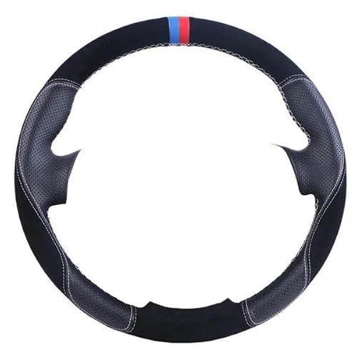 Lenkradbezug Auto Für Ford Für Kuga 2008-2011 Für Focus 2 2005-2011 Für C-MAX 2007-2010 Auto Lenkrad Abdeckung Lenkrad Universal Lenkradschutz(C-02-White Line) von YDCDFVBVGM