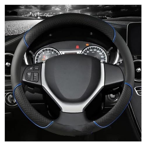 Lenkradbezug Auto Für Suzuki Für Alivio Für Ciaz Für Baleno Für Celerio Für Jimny Auto Lenkräder Abdeckung 38cm 15" Universal Lenkradschutz(BLUE) von YDCDFVBVGM