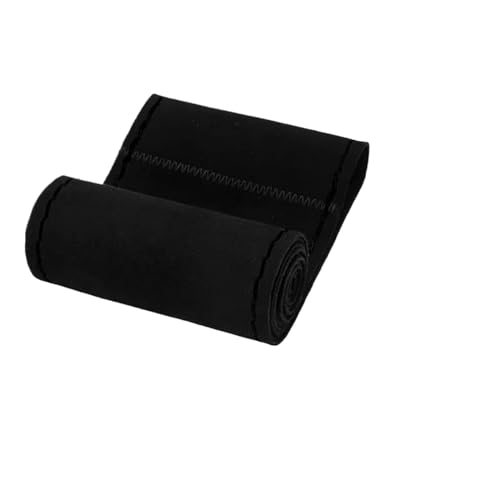 Lenkradbezug Auto Lenkradbezug Auto-Lenkrad-Geflecht-Abdeckung Rutschfester Innenschutz Universell Universal Lenkradschutz(Style 1-Black Thread) von YDCDFVBVGM