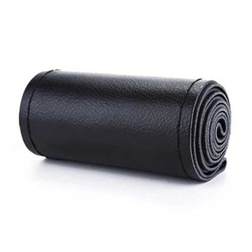 Lenkradbezug Auto Lenkradbezug Universelles Auto-Lenkrad-Innenzubehör Universal Lenkradschutz(Black Thread) von YDCDFVBVGM