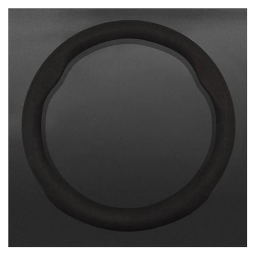 Lenkradbezug Auto Superdünne Auto-Lenkradabdeckung Auto-Innenausstattung Auto-Lenkradabdeckung Universal Lenkradschutz(38cm-Round-Black) von YDCDFVBVGM