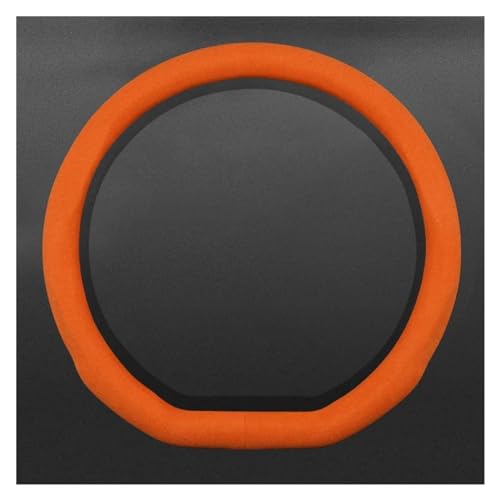 Lenkradbezug Auto Superdünne Auto-Lenkradabdeckung Auto-Innenausstattung Auto-Lenkradabdeckung Universal Lenkradschutz(D Shape-Orange) von YDCDFVBVGM
