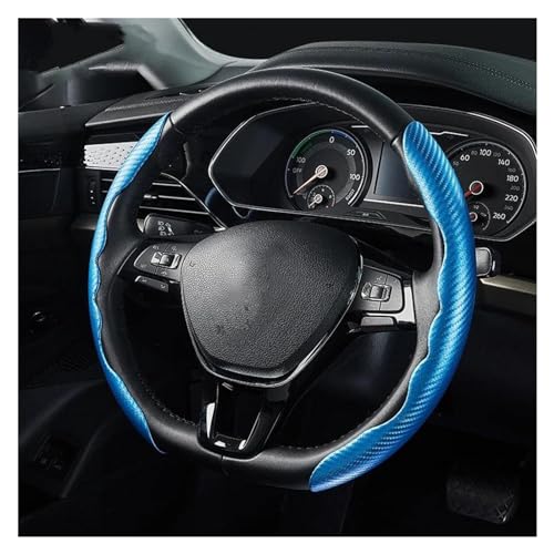 Lenkradbezug Auto Ultradünne Auto-Lenkradabdeckung 38 Cm Rutschfeste Lenkradabdeckung Universal Lenkradschutz(Full Blue) von YDCDFVBVGM