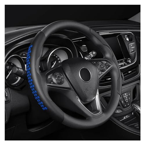 Lenkradbezug Auto Ultradünne Auto-Lenkradabdeckung 38 Cm Rutschfeste Lenkradabdeckung Universal Lenkradschutz(Matte Blue) von YDCDFVBVGM