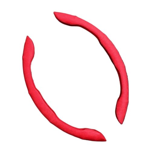 Lenkradbezug Auto Universelle 38 Cm Auto-Lenkradabdeckung Lenkrad-Schutzhülle Rutschfest Für Auto-Innendekoration Universal Lenkradschutz(Style A red) von YDCDFVBVGM