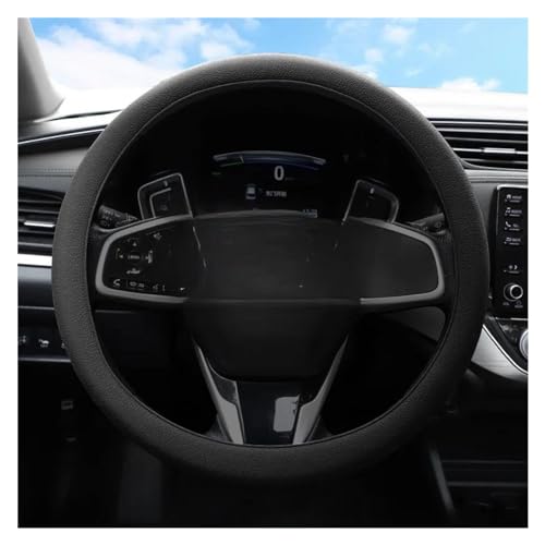YDCDFVBVGM Lenkradbezug Auto 38 cm Auto-Lenkradbezug Elastische Textur Weiche Auto-Dekoration Abdeckungen Zubehör Universell Universal Lenkradschutz(A) von YDCDFVBVGM