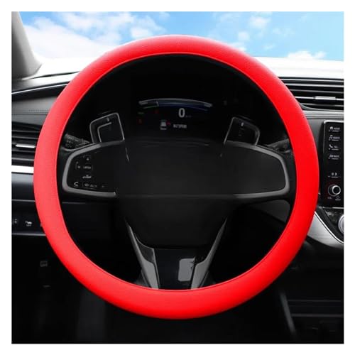 YDCDFVBVGM Lenkradbezug Auto 38 cm Auto-Lenkradbezug Elastische Textur Weiche Auto-Dekoration Abdeckungen Zubehör Universell Universal Lenkradschutz(H) von YDCDFVBVGM