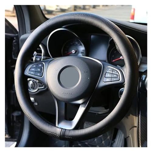 YDCDFVBVGM Lenkradbezug Auto Auto Lenkrad Abdeckung Universal Liner Lenkrad Geflecht Anti-rutsch Und Atmungsaktive Auto Teile Universal Lenkradschutz(Carbon Black) von YDCDFVBVGM