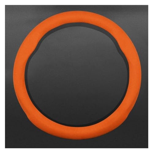 YDCDFVBVGM Lenkradbezug Auto Für Cadillac Für Escalade Für SRX Für ATS Für Cts Für XT4 Für XT5 Für CT6 Für Eldorado Auto Lenkrad Abdeckung Universal Lenkradschutz(Round-Orange) von YDCDFVBVGM