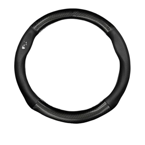 YDCDFVBVGM Lenkradbezug Auto Für Toyota Für Rumion 2022 2021 2020 Lenkrad Abdeckung Auto Lenkrad Abdeckung Auto Innen Zubehör Universal Lenkradschutz(Round Shape-Black) von YDCDFVBVGM