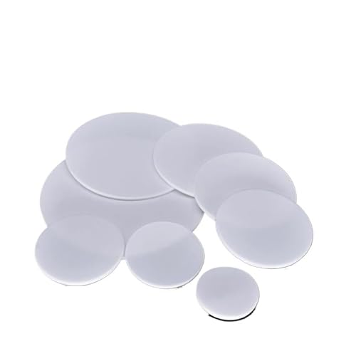 Flache Gummischeiben, 10 Stück, massive runde Dichtungen, Durchmesser 5 mm bis 100 mm, Bremsbelagdicke 0,5/1/1,5/2/3 mm, Dichtungsabstandshalter(32 x 1.5mm) von YDEWLY