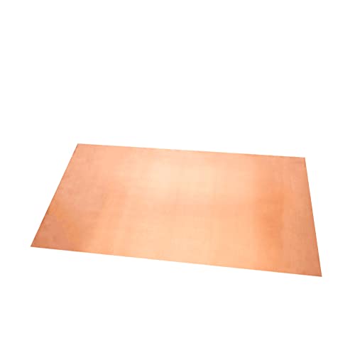 Kupferplatte, reine Kupferblechplatte, 99,9% Cu-Metall for die Industrieversorgung, Heimwerkerprojekte, Experimente, 1,2 mm x 50 mm x 100 mm(1.2mmx100mmx200mm) von YDEWLY