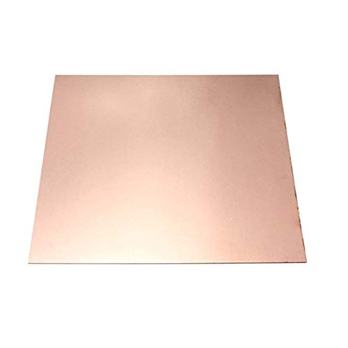 Kupferplatte, reines Cu-Kupferplatte, Kupferblech, T2-Metallblech, Kupferfolie, Kühlung von Industriematerialien, 0,8 x 400 x 450 mm(0.8 * 450 * 450mm) von YDEWLY