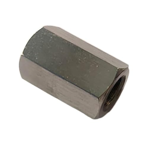 Mutternbefestigung, 1 Stück M8 M10 M12 M14 M16 M18 M20 Feingewinde-Sechskantstangen-Kupplungsmuttern Abstandshalter Lange Sechskantmutter Edelstahl 304(M12x1.5x30mm) von YDEWLY