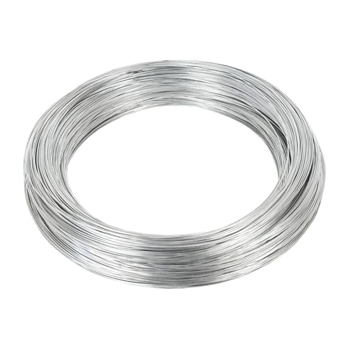 Verzinkter Draht for den Garten, Spulendraht for Zäune, Gewicht 5 kg, Durchmesser 0,7–1,6 mm, geeignet for Bau, Landwirtschaft, Möbel(Diameter 0.7mm) von YDEWLY