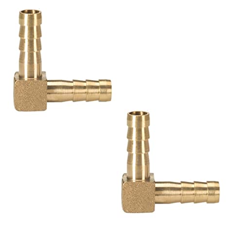 3 zivile beweisstücke aus messing， Rohrverschraubung, 2 Stück, gerade Schlauchverschraubung aus Messing mit gleichem Widerhaken, Gas-Kupfer-Widerhaken-Koppler-Adapter(L,14mm 14mm Barb) von YDHSIKK