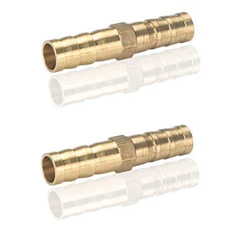 3 zivile beweisstücke aus messing， Rohrverschraubung, 2 Stück, gerade Schlauchverschraubung aus Messing mit gleichem Widerhaken, Gas-Kupfer-Widerhaken-Koppler-Adapter(Y way,12mm 12mm Barb) von YDHSIKK