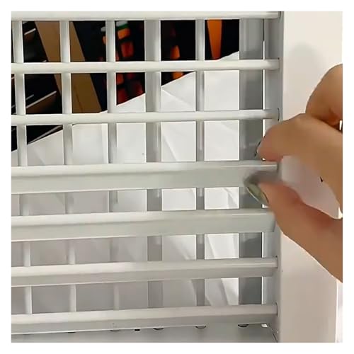 Air Vent Cover, Aluminium-Entlüftungsabdeckung, verstellbare Klinge, schwarz, mehrere Größen(60 x 60 cm (24 x 24 in)) von YDHSIKK