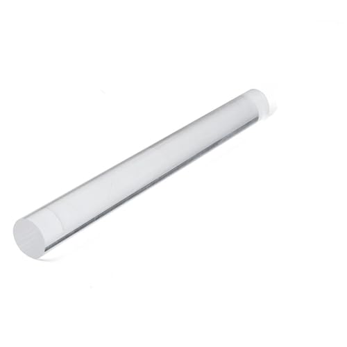 Durchsichtiger Rundstab Modellmaterial-Stab, 1 Stück transparenter Acryl-Kunststoff-Vollstab, PMMA-Rundstab, organischer Glasstab, DIY-Bastelmaterial for Architekturmodelle(18MM*300MM) von YDHSIKK