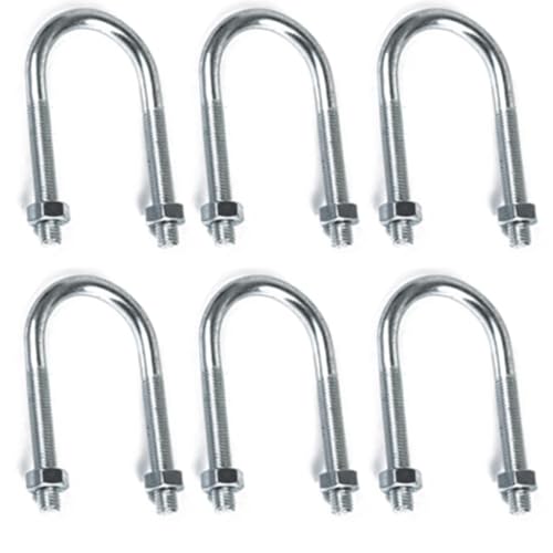 Edelstahl-U-Klemmschelle, 2er-Pack M12 for Segelbootanhänger for Gebäudeinstallationen Mechanische Teile(M12*114 * 143) von YDHSIKK