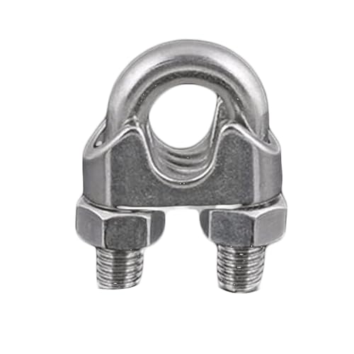 Edelstahl-U-Klemmschelle, 2er-Pack M16 for Haus oder Garten zur Befestigung, Industriezubehör for den Außenbereich von YDHSIKK