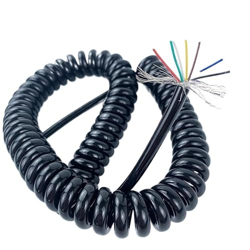 Elektrischer Draht 26AWG 0,15 mm2 Teleskopkabel 4 Adern auf 6 Adern 26AWG Kabel dehnbarer Draht(Stretch 5 Meters 6 Cores) von YDHSIKK
